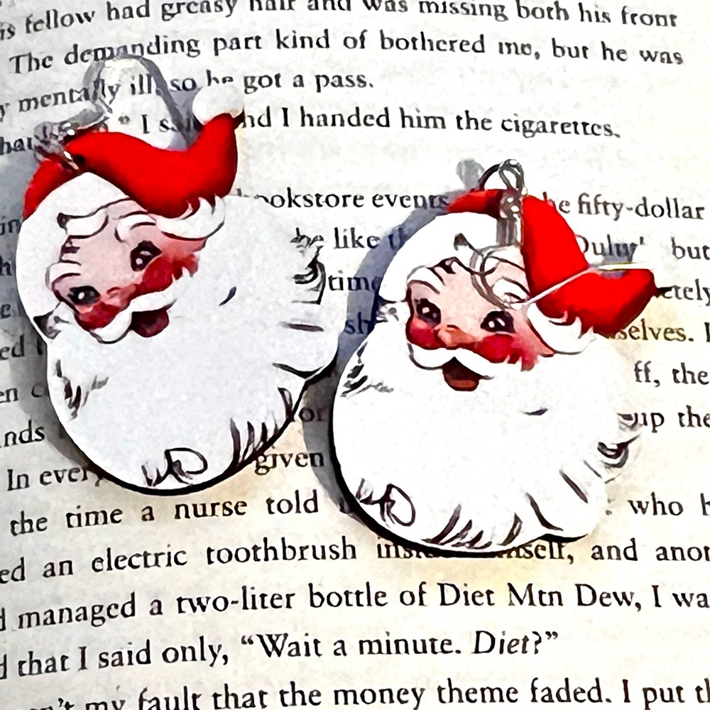 Jolly Santa Clause Earrings 🎅🏻